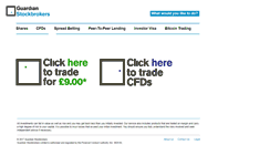 Desktop Screenshot of guardianstockbrokers.com